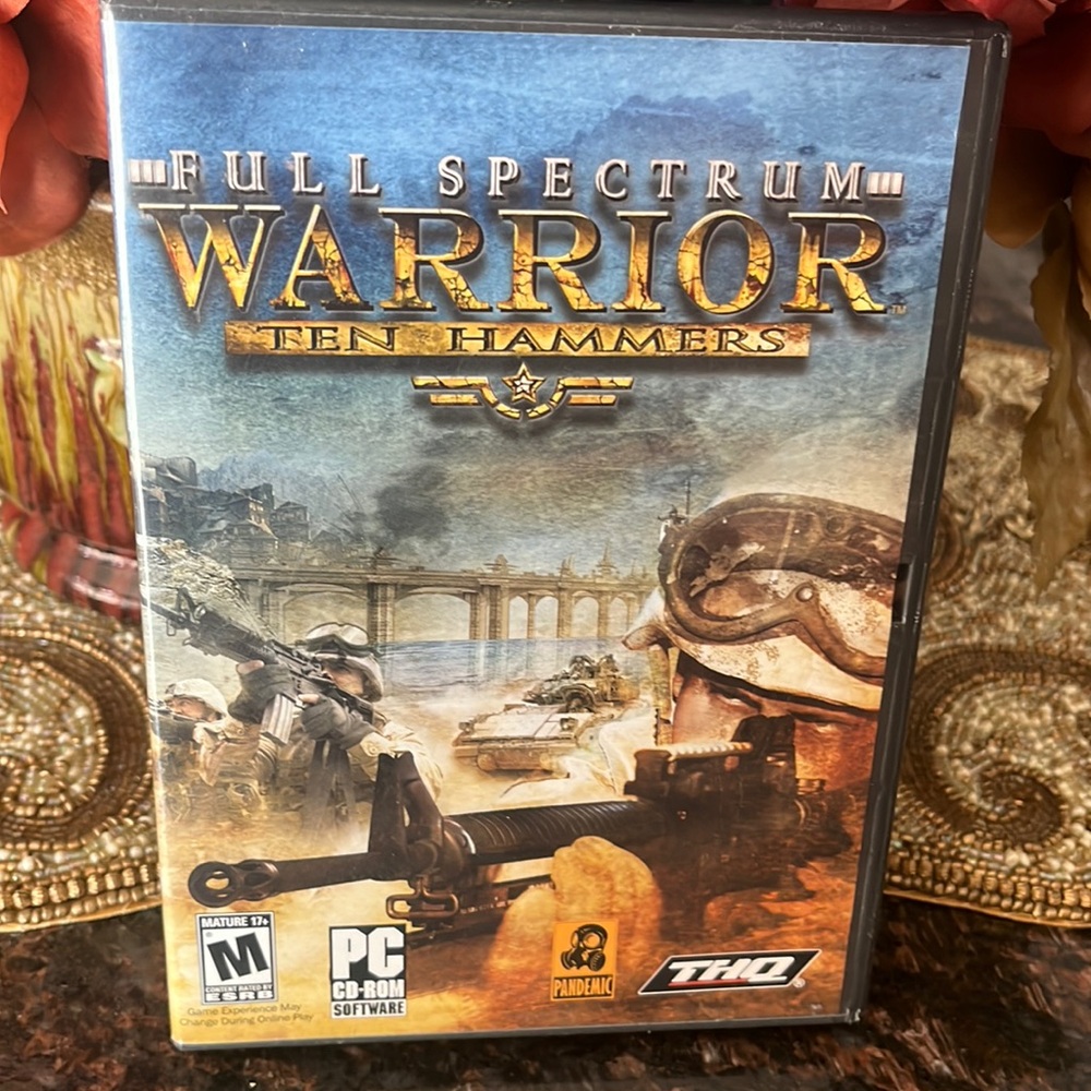 Full Spectrum Warrior Ten Hammers PC CD-Rom Software Game Mature 17+